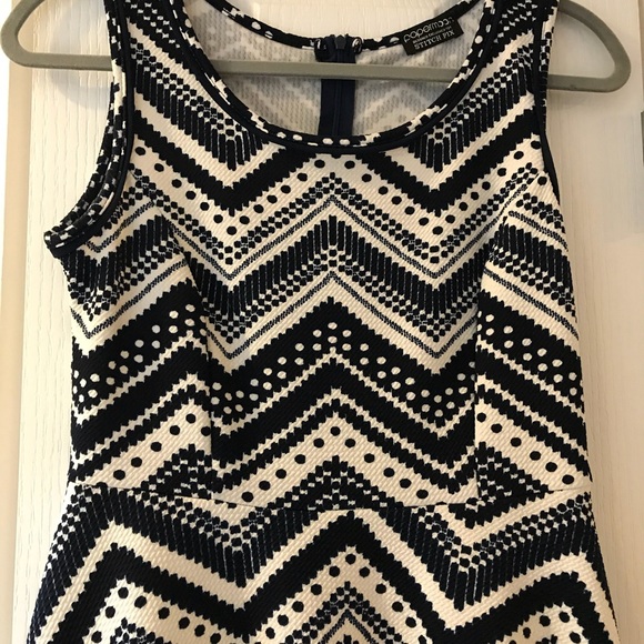 Papermoon Navy and White Dress - Picture 3 of 3